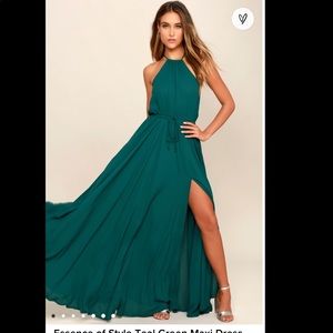 Green lulus dress